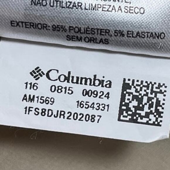 Columbia Omni Shade Pant Men Hiking Fishing Golf Sun Protection Cargo Sz 44x32 - Picture 4 of 7